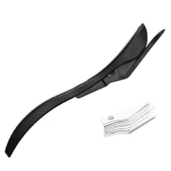 Presentpappersskärare, pappersskärare, längd 14,5 cm + 10 extra knivblad