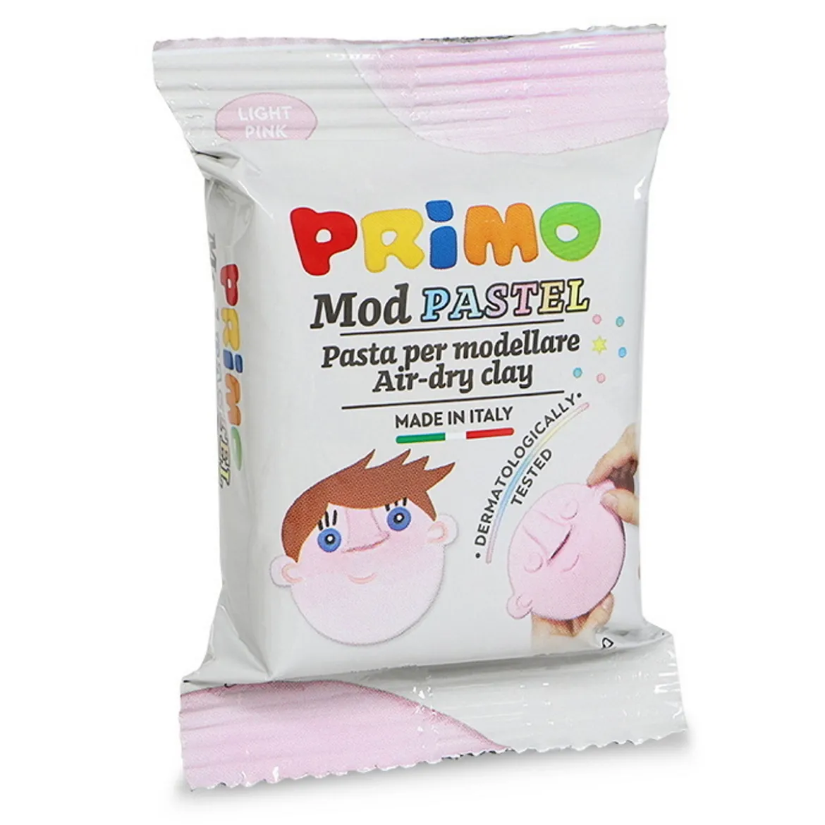 Primo lufttorkande lera, pastellrosa 250 g