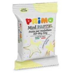 Primo lufttorkande lera, pastellgul 250 g
