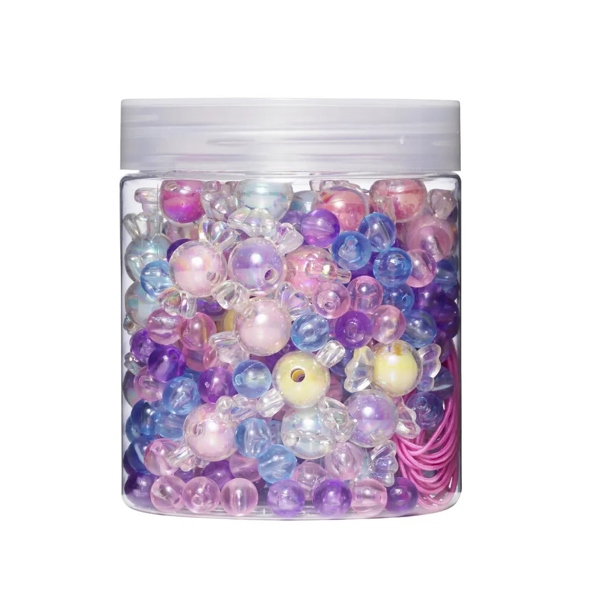 Pärlmix Bonbon – ca 310 st. pärlor (ca 50 stora och ca 250 små)