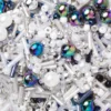 Pärlmix glas silver 120 g