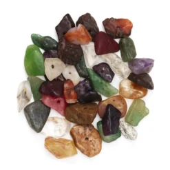 Pärlmix sten färgmix oslipade