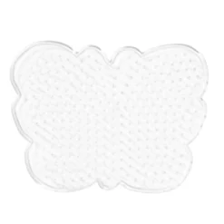 Pärlplatta Midi fjäril, 11,5×8 cm – för våra rörpärlor som är Ø5 mm
