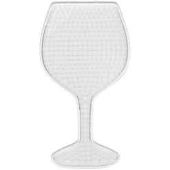 Pärlplatta Midi glas, 9,5×17,5 cm – för våra rörpärlor som är Ø5 mm