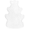 Pärlplatta Midi liten prinsessa, 8×12 cm – för våra rörpärlor som är Ø5 mm