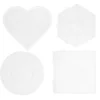 Pärlplatta Midi 4-pack – stora plattor: hjärta, kvadrat, hexagon & cirkel – för Ø5 mm rörpärlor