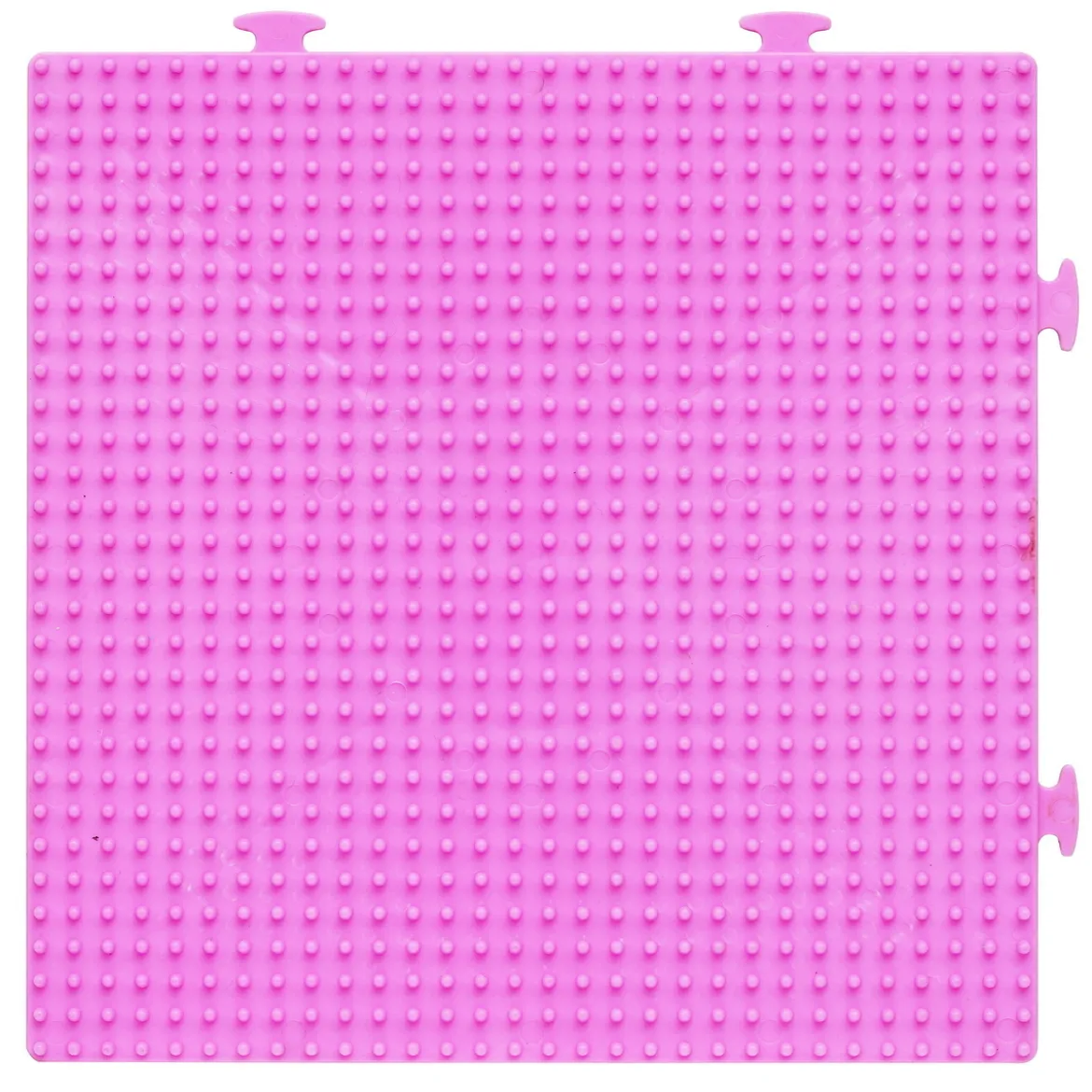 Pärlplatta Midi rosa kvadrat, byggbar, 15×15 cm – för våra rörpärlor som är Ø5 mm