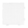 Pärlplatta Mini liten kvadrat, 7,5×7,5 cm – för våra Mini-rörpärlor som är Ø2,5 mm