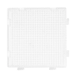 Pärlplatta Mini liten kvadrat, 7,5×7,5 cm – för våra Mini-rörpärlor som är Ø2,5 mm