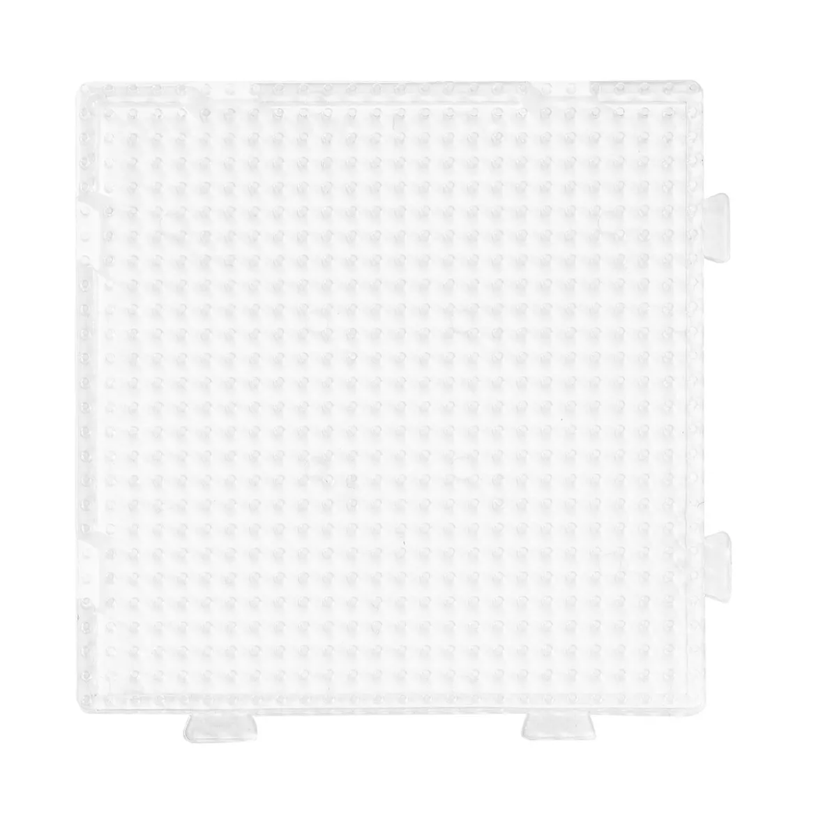 Pärlplatta Mini liten kvadrat, 7,5×7,5 cm – för våra Mini-rörpärlor som är Ø2,5 mm