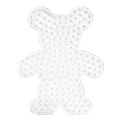 Pärlplatta XL nalle, 15,5×19,3 cm – för våra XL-rörpärlor som är Ø9 mm