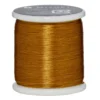 Pärltråd Miyuki 50 meter – guld – 0,2 mm i diameter, tillverkad av 100% nylon
