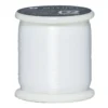 Pärltråd Miyuki 50 meter – vit – 0,2 mm i diameter, tillverkad av 100% nylon