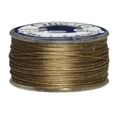 Pärltråd TOHO guld, 46 meter – 0,2 millimeter i diameter