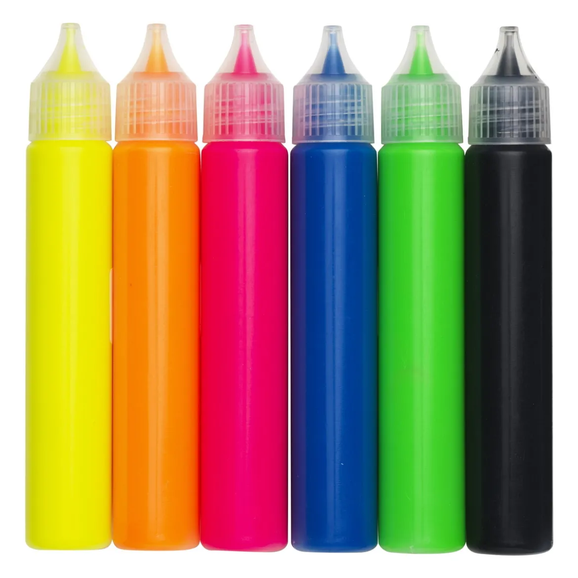 Puffy Paint 3D-färg 6-pack, rita & måla med tjock färg som ger reliefeffekt