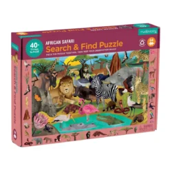 Pussel - Sök & finn safari