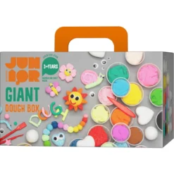 Pyssellåda Giant Dough Box – 20 olika leror samt verktyg och frigolitstommar!