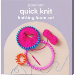 Quick Knit stickringar, 5 runda à Ø9–28 cm, 1 rektangulär, L. 35 cm