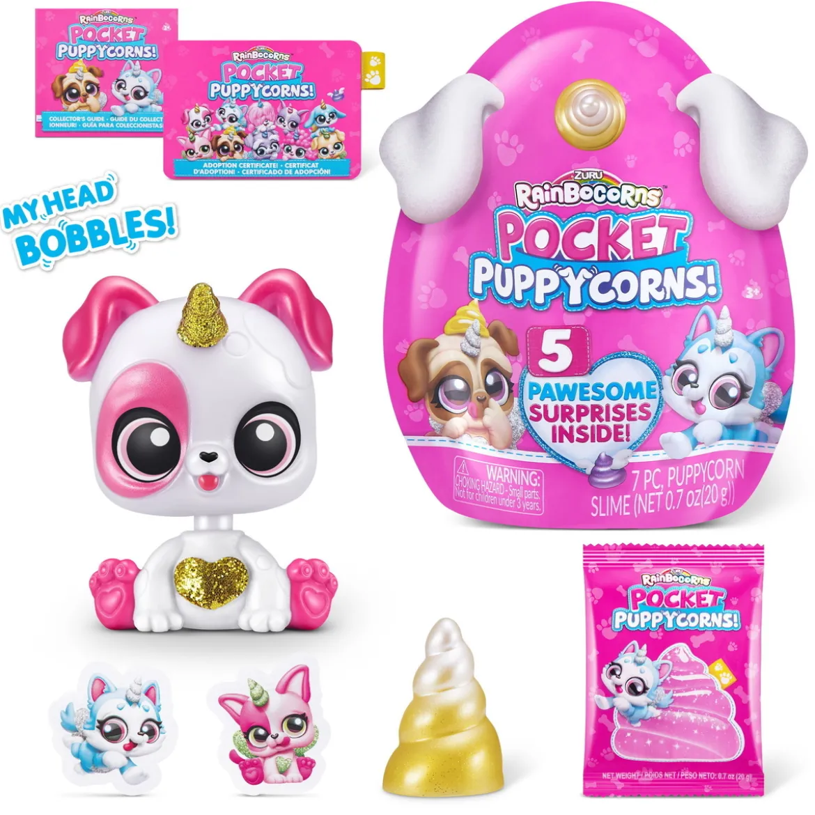 Rainbocorns Pocket Puppycorn Surprise S1 – 12 söta valpar till samlingen