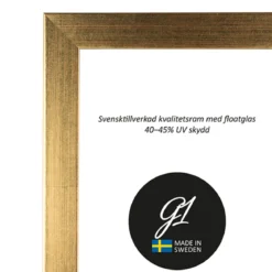 Ram 6G guld 70x100cm