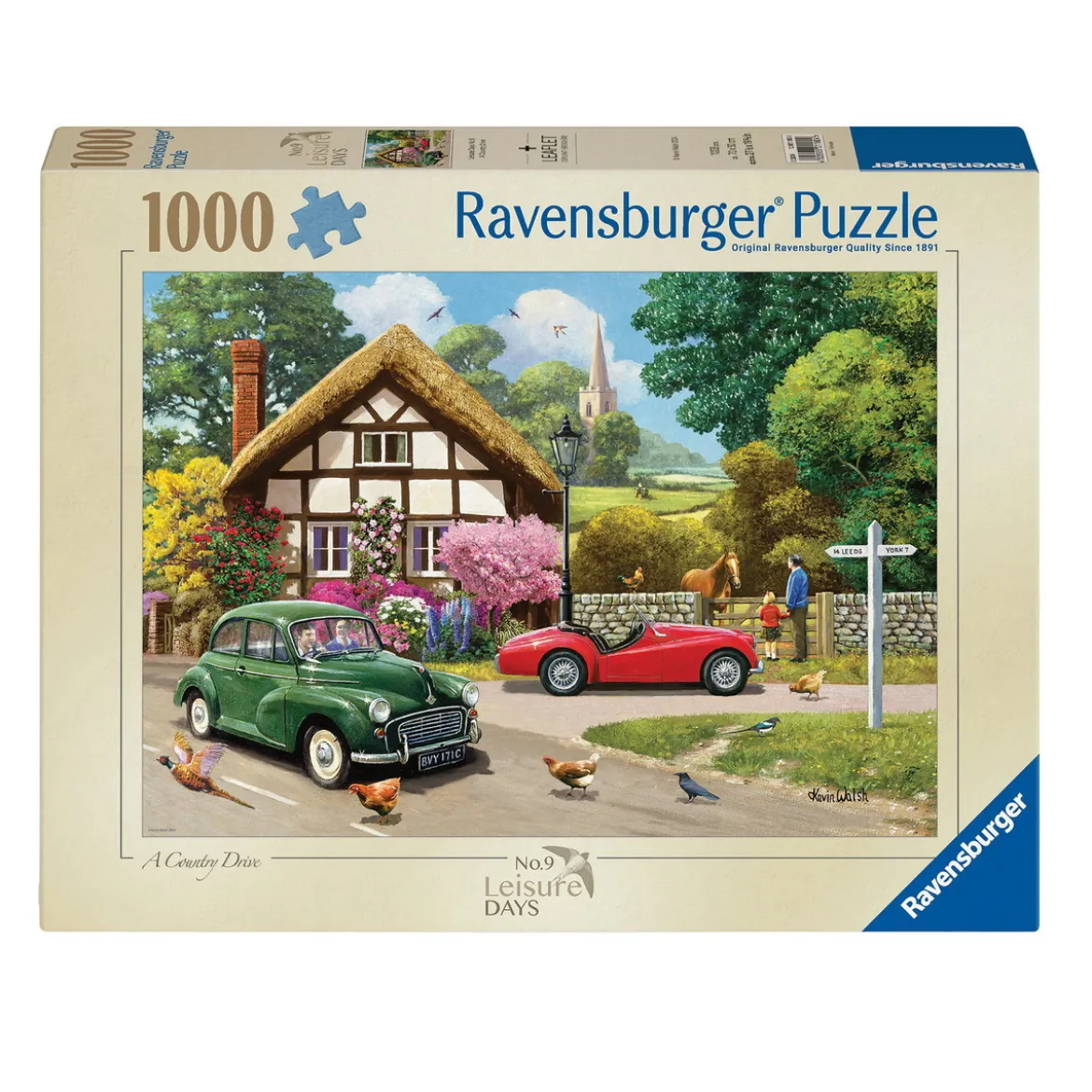 Ravensburger pussel – A Country Drive. 1000 bitar, 70×50 cm.