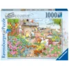 Ravensburger pussel – Beach Garden Cafe. 1000 bitar, 70×50 cm.