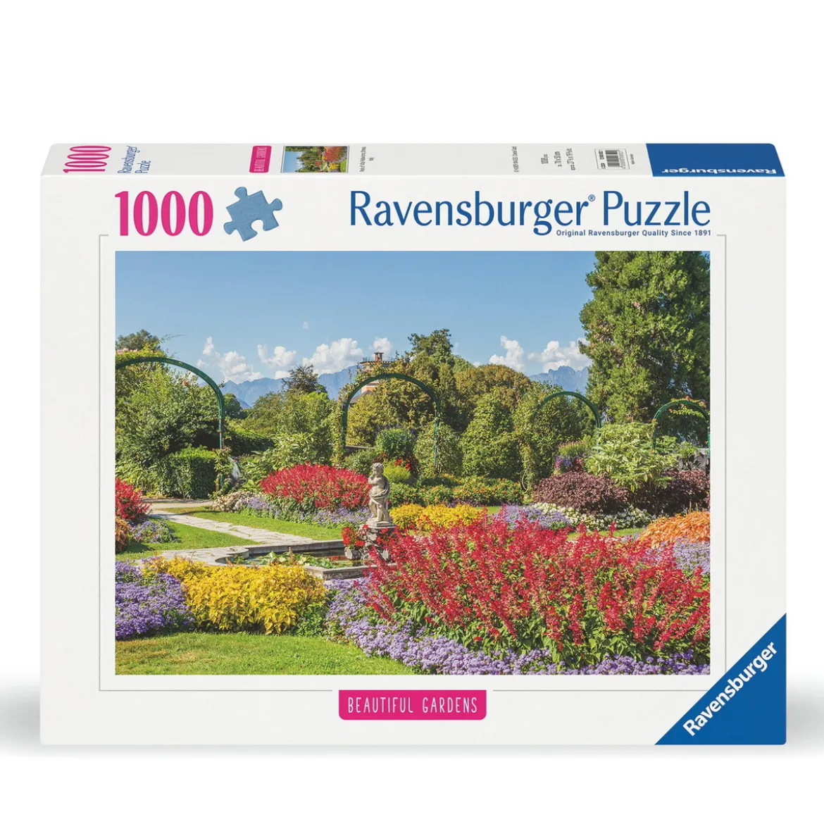 Ravensburger pussel – Beautiful Gardens Villa Pallavicino. 1000 bitar, 70×50 cm.