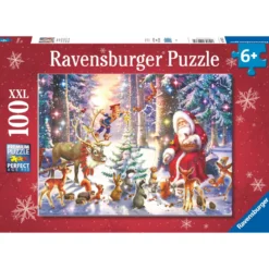 Ravensburger pussel – Christmas In The Forest. 100 XXL-bitar, 49×36 cm.