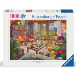 Ravensburger pussel – Cozy Cabin. 1000 bitar, 70×50 cm.