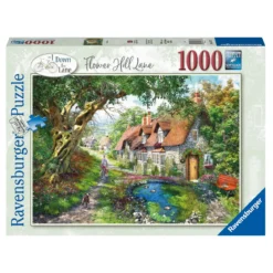 Ravensburger pussel – Flower Hill Lane. 1000 bitar, 70×50 cm.