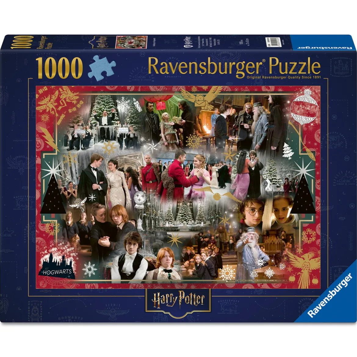 Ravensburger pussel Harry Potter – Holidays at Hogwarts, 1000 bitar, 70×50 cm