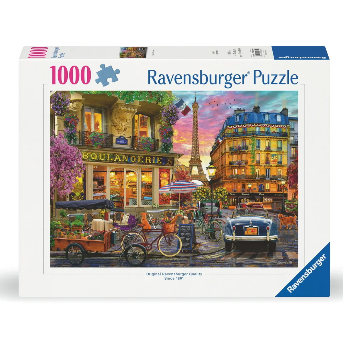 Ravensburger pussel – Paris At Dawn. 1000 bitar, 70×50 cm.