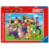 Ravensburger pussel – Super Mario med kompisar från Nintendos härliga värld. 1000 bitar, 70×50 cm.