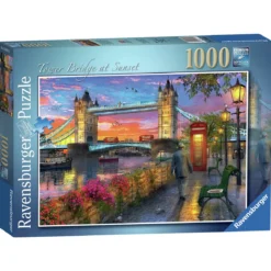 Ravensburger pussel – Tower bridge. 1000 bitar, 70×50 cm.