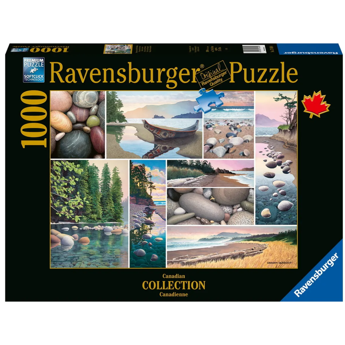 Ravensburger pussel – West Coast Tranquility. 1000 bitar, 70×50 cm.