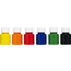 Ready Mix Tempera, hobbyfärg för barn, 6×30 ml i basfärger