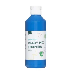 Ready Mix Tempera, svanenmärkt hobbyfärg för barn 250 ml, blå
