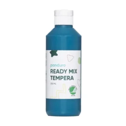 Ready Mix Tempera, svanenmärkt hobbyfärg för barn 250 ml, turkos