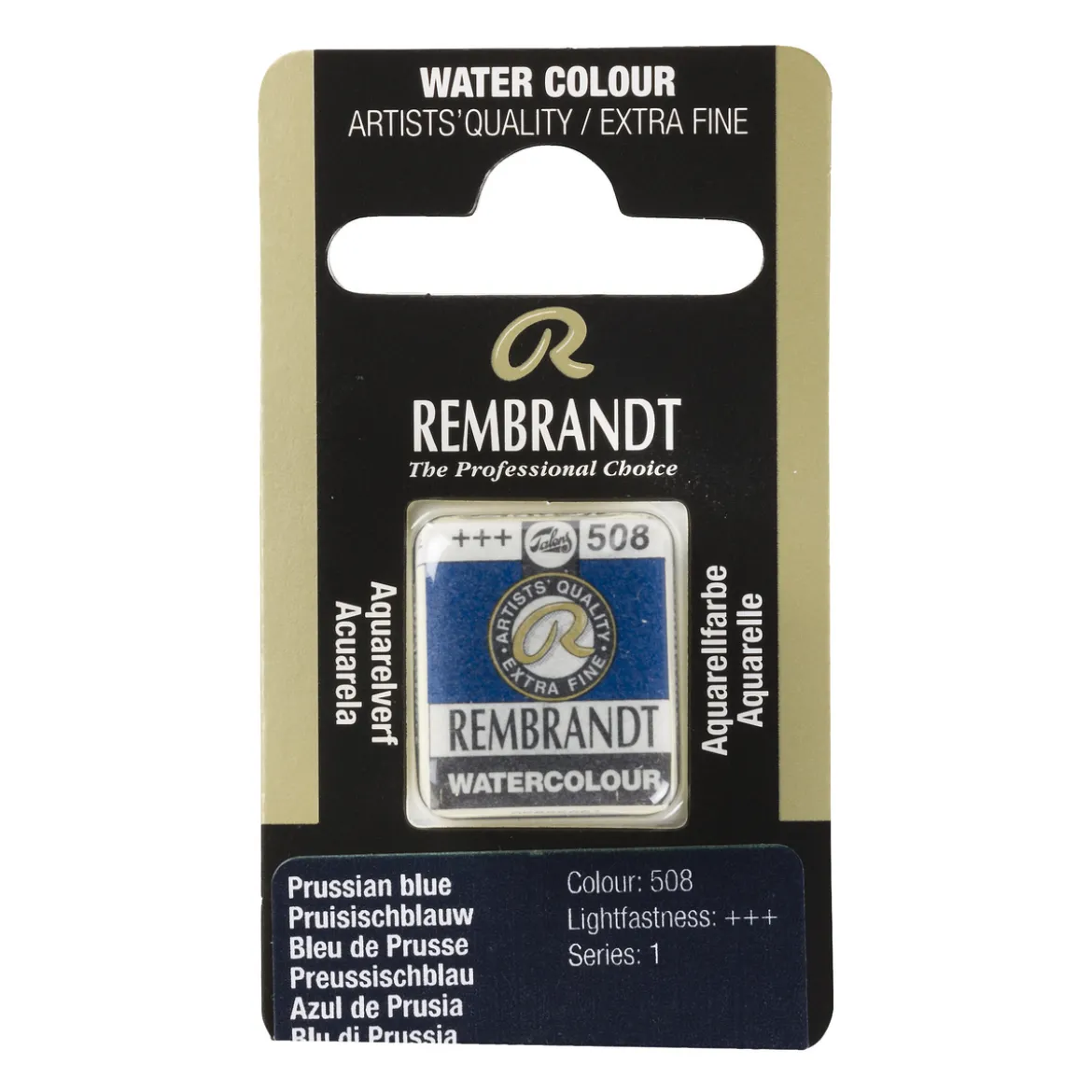Rembrandt akvarellfärg halvkopp – Cobalt Blue 511
