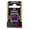 Rembrandt akvarellfärg halvkopp – Quinacridone Purple Blue 593