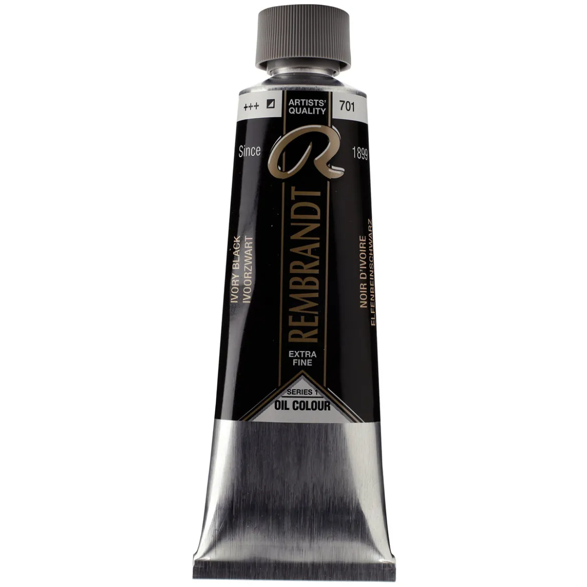 Rembrandt oljefärg 150 ml Ivory Black 701