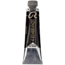 Rembrandt oljefärg 40 ml Ivory Black - 701