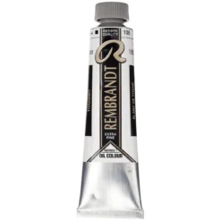Rembrandt oljefärg 40 ml Titanium White (Safflower Oil) - 105
