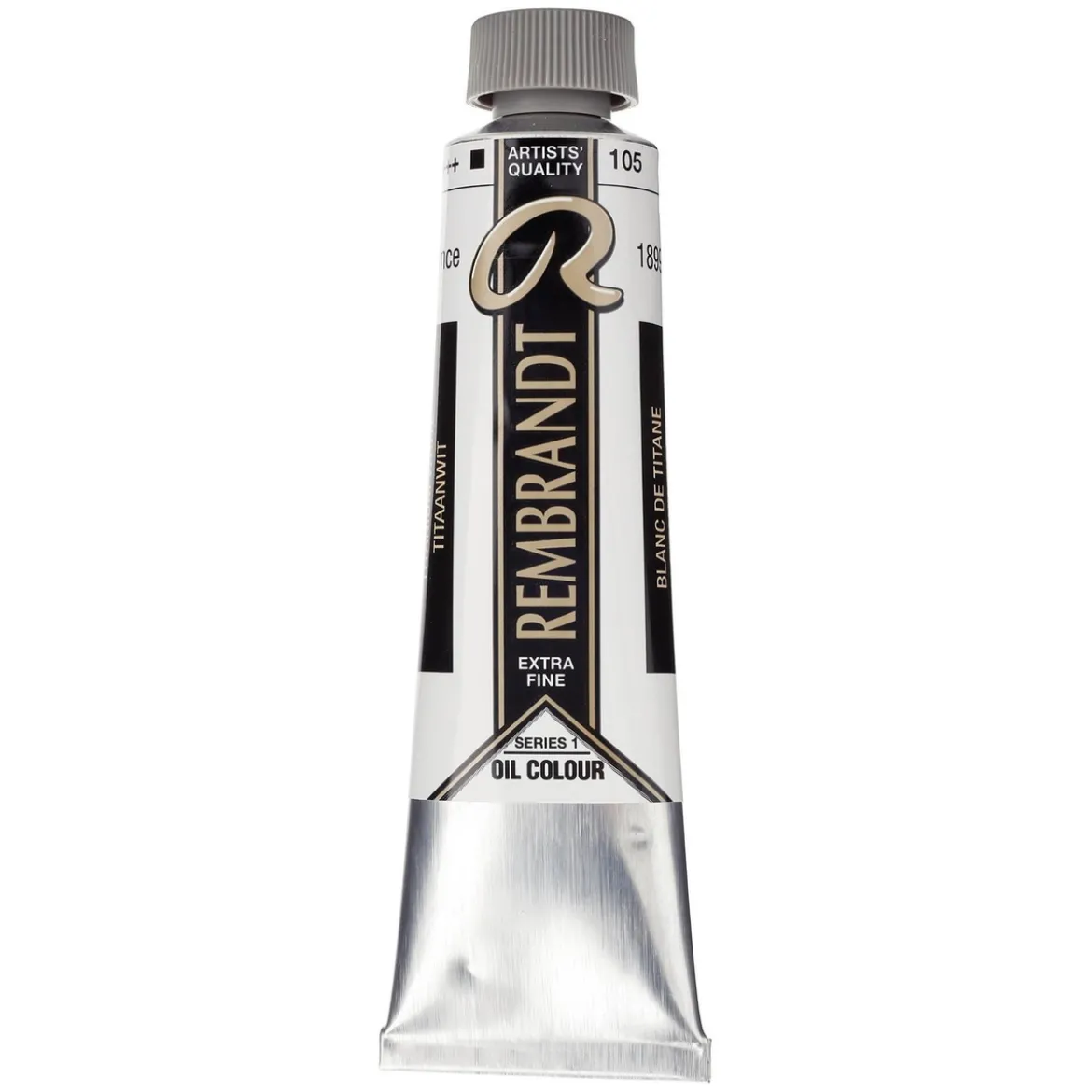 Rembrandt oljefärg 40 ml Titanium White (Safflower Oil) - 105