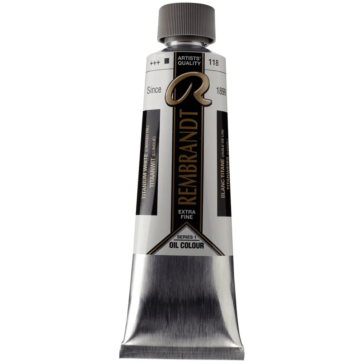 Rembrandt oljefärg 150 ml Titanium White (Linseed Oil) 118