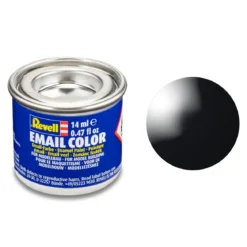 Revell hobbyfärg 14 ml - 07 Black / gloss