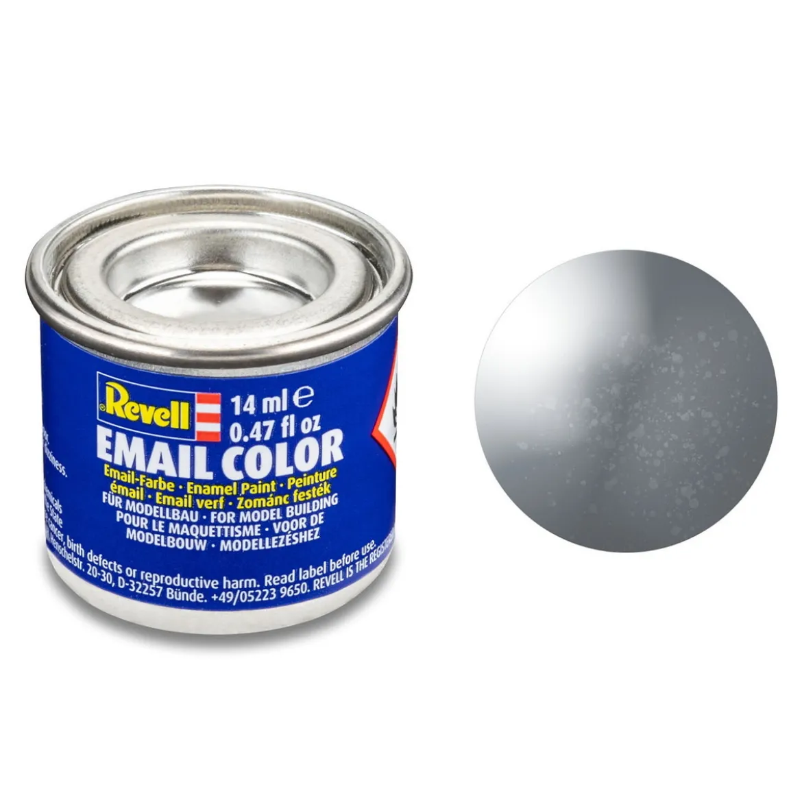 Revell hobbyfärg 14 ml - 91 Steel / metallic