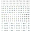 Rhinestone stickers iriserande kristall – 496 pärlstickers. Ø3, 4, 5, 6 mm