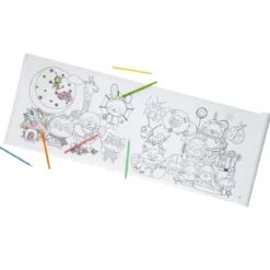 Ritrulle Cute Animals, färglägg söta djur – rullen är 40×300 cm