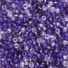 Rocaillespärla 9/0 mix lila & glas, 30 gram glaspärlor à Ø2,4–2,8 mm